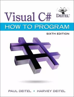 Visual C# How To Program 6th Global Edition • $65.90