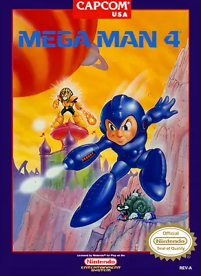 Mega Man 4 Poster High Quality 4x6 8x10 8.5x11 11x17 13x19 • $2.68