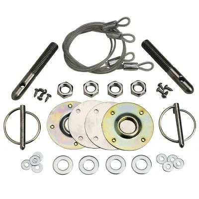 Hood Pin Kit Ford Performance M16700a 65-04 Mustang Stainless Steel Outlaw Sale! • $89.74