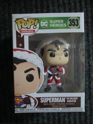 $12.99 • Buy Funko Pop #353 SUPERMAN In Holiday Sweater DC Super Heroes