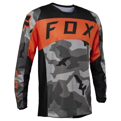 Fox Racing Mens 180 Bnkr Motocross Grey Camo Jersey • $26.30