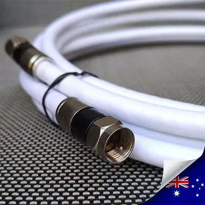 $7.10 • Buy RG6 QUAD Shield TV Antenna Coax Cable 75 Ohm / F Type To F Type M/M NBN Internet
