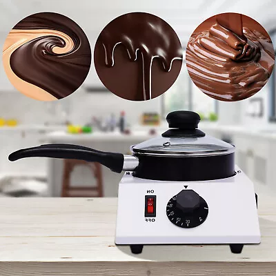 £46.99 • Buy Non-stick Heated Chocolate Melting Pot Electric Chocolate Tempering Machine