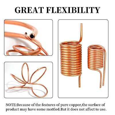 Any Size Copper Tube Type K Soft Coil DIYPlumbing Air ConRefrigerationCamping • $8.69