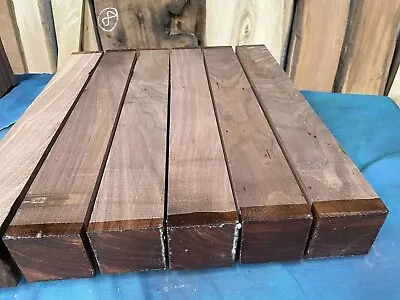1 X Walnut Spindle Blank/Wood Turning/Wood Blanks/Exotic Hardwoods 3x3x24” • £47.50