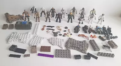 Halo Mega Bloks Figures Bricks Weapons Accessories Parts Large Bundle Job Lot • £27.99