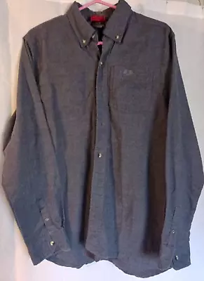 Mossy Oak Blue Flannel Long Sleeve Button Down Men's Shirt - M • $13.99