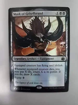 MTG Mask Of Griselbrand Innistrad: Midnight Hunt 111/277 Foil Rare • $2.49