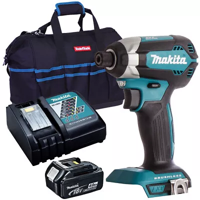 Makita DTD152Z 18V LXT Impact Driver With 1 X 4.0Ah Battery Charger & Bag • £162