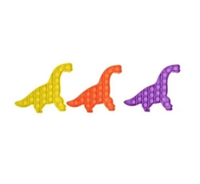 £2.99 • Buy Pop Popper Fidget Toy Push It Poppet Bubble Pop Stress Anxiety Relief Dinosaur
