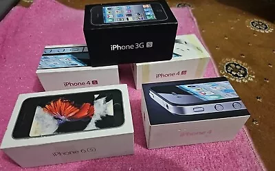 Original  5 IPhones  Empty Box. (Old IPhone 3gs .2   4s . 1  6s . 1 IPhone 4 ) • £0.99