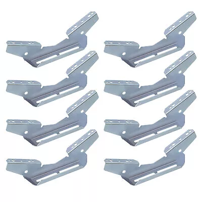 $99.99 • Buy 8 Pack - Pontoon V Wing Bunk Brackets For Boat Pontoon Bolster Trailer