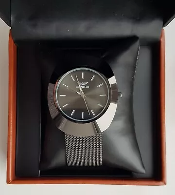 Watch · Gianello Gunmetal Watch ·  Mesh Strap · Brand New · Free Uk P&p • £42.95