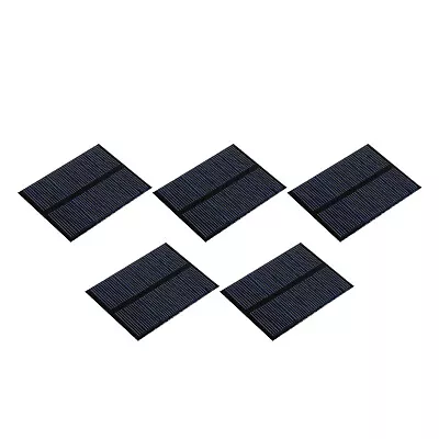 Mini Solar Panel Cell 5V 90mA 0.495W 70mm X 55mm For DIY Project Pack Of 5 • $12.91