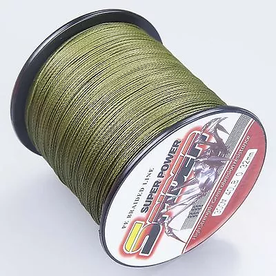 100-2000M Army Green 6-300LB Strong Dynema PE Braided Fishing Line Carp Thread • $10.99