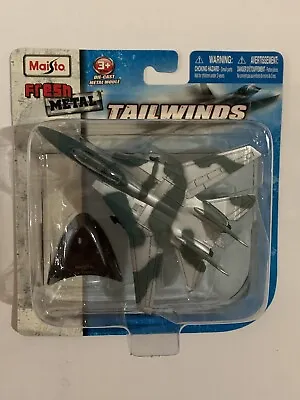Maisto Fresh Metal Tailwinds F-14 Tomcat Die-Cast Metal 2010 New On Card • $7.49