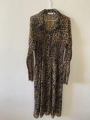 Stockholm Atelier & Other Stories - Ladies Animal Print Dress - Size EUR 44. • $50