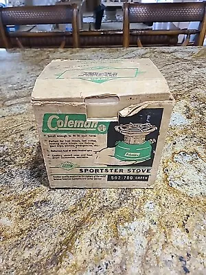 VINTAGE 1964 Coleman 502 700 Camping  STOVE Cookstove SPORTSTER/ BOX • $149.99
