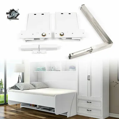 Wall Bed Mounting Hardware Kit Mechanical Hardware Adjustable Heavy Duty  • $75.60