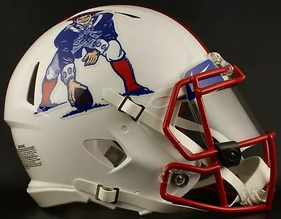 NEW ENGLAND PATRIOTS NFL Football Helmet With Nike CLEAR Visor / Eye Shield • $359.99