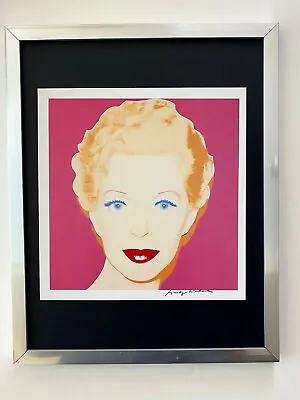 Andy Warhol | Vintage 1984 Lana Turner Print Signed | Mounted And Framed + • $145