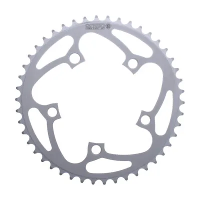 Origin8 Blade Chainring 46t 110 BCD 5-Bolt 8/9-Speed Aluminum Silver Road MTB • $37.69