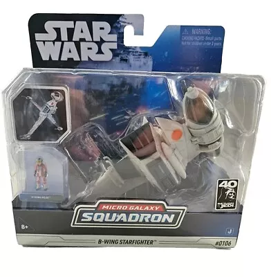 Star Wars The Micro Galaxy Squadron #0106 B-Wing Starfighter Series 5 FAST SHIP! • $53.50