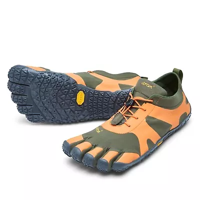 Vibram FiveFingers Men's V-Alpha Shoes (Military/Orange) Size 49 US 13-14 EU • $59.95