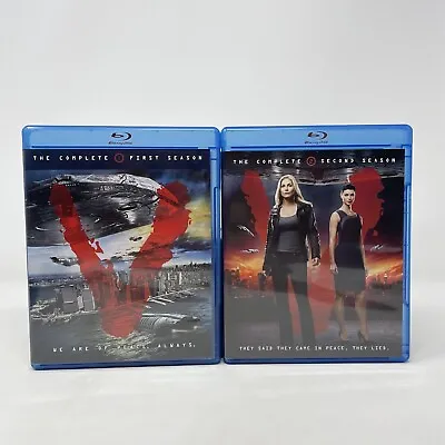 $24.99 • Buy V (Remake) - The Complete Series - Seasons 1 & 2 (Blu-Ray, 2011) Morena Baccarin