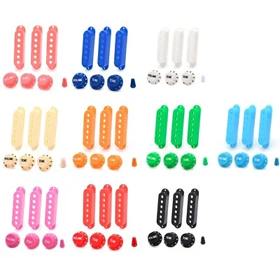 Plastic Pickup Covers For Strat Style Guitars SSS Configuration 48/50/52mm • $9.86