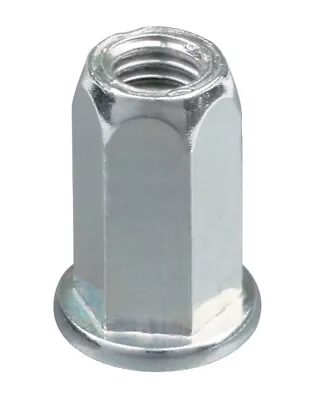 Full Hex Body Hexagon Flat Head Steel Rivet Nut (Sizes M4 M5 M6 M8 M10 M12 • £2.96