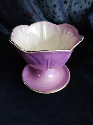 Vintage Maling Lustre Glaze Sundae / Dessert Footed Bowl • £11