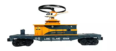 30-79391 MTH O-Gauge Long Island (#491906) Flat Car W/Operating Helicopter • $99.95