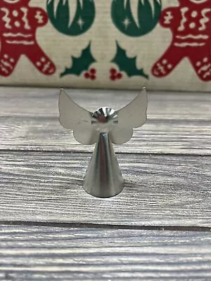 Vintage Christmas Decoration 3” Tin Metal Angel • $14.99