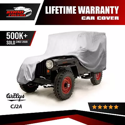 Willys CJ2A 5 Layer Sport Utility Car Cover Outdoor Water Proof Rain Sun Willy's • $63.95