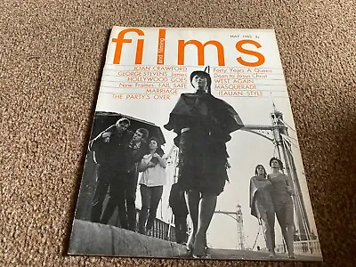 £12 • Buy Films And Filming Magazine 1965 May Joan Crawford, Jack Hawkins, Marissa Mell