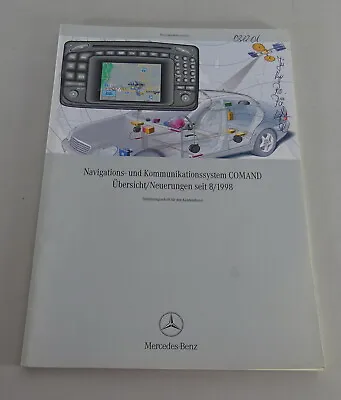 Shop Manual Mercedes Benz Navi Comand W163 W203 W220 W208 W210 From 1998   • $42.47