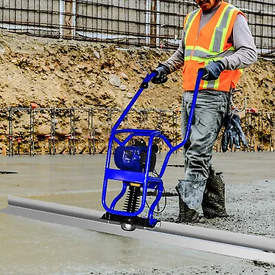 Vibratory Leveling Screed 7ft Board 4 Cycle Engine Concrete Screed GX35 1.2HP • $423.77