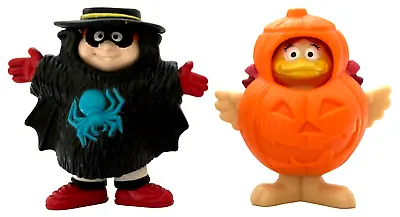 VINTAGE 1995 McDonald's HAMBURGLAR & BIRDIE Costumed Figures  HAUNTED HALLOWEEN  • $17.50