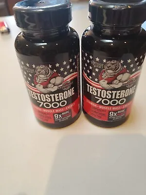$26.99 • Buy (2) Legal STEROID ANABOLIC Pill BULKING Testosterone Booster BB 07/23 60 Cap Per