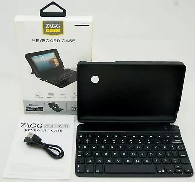 NEW Zagg Folio Ellipsis 7 Bluetooth Protective Keyboard Case Tab Stand Verizon • $18