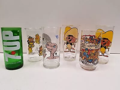 Assorted Lot Of Vintage Glass Cups - The Great Muppet Caper - ET - Warner Bros. • $7.99