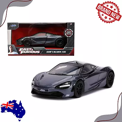 Fast And Furious Shaw's McLaren 720S Hobbs And Shaw JADA Diecast Car 5  1:32 • $21.88