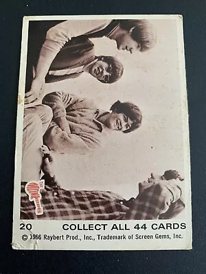 1966  The Monkees Raybert Trading Card  # 20 • $5