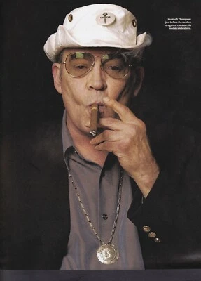 $7.42 • Buy Hunter S Thompson - Mini Poster/Magazine Clipping