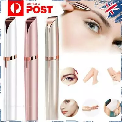 Flawless Brows Facial Hair Remover Electric Eyebrow Trimmer Epilacator Led Light • $10.38