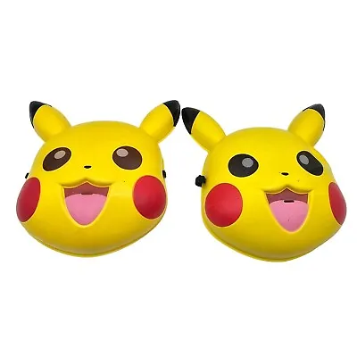 Lot Of 2 Pokémon Pikachu Masks Halloween Child Party Costume Disguise Nintendo • $7.99