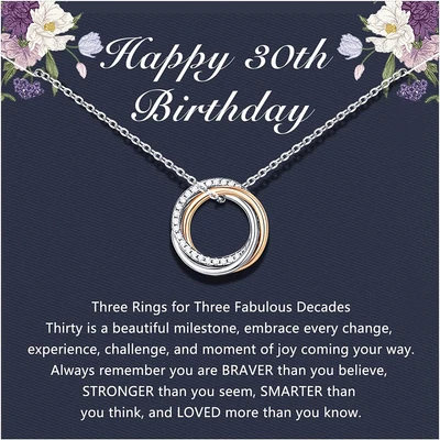 D Dongjiangjin Gift 30th 40th 50th 60th 70th Birthday Gifts For Women Her 30 40 • £16.99