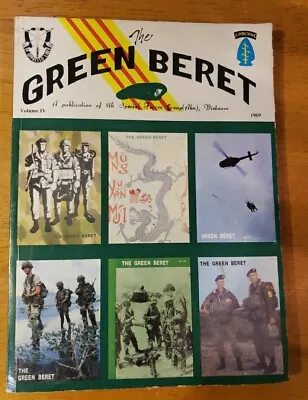 The Green Beret Magazine 1969 Vol Iv 4 Rare Vietnam War • £96.37