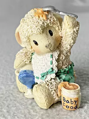 Enesco Figurine Mary Had A Little Lamb Baby's First Nibbles Mary Rhyner-Nadig • $9.88